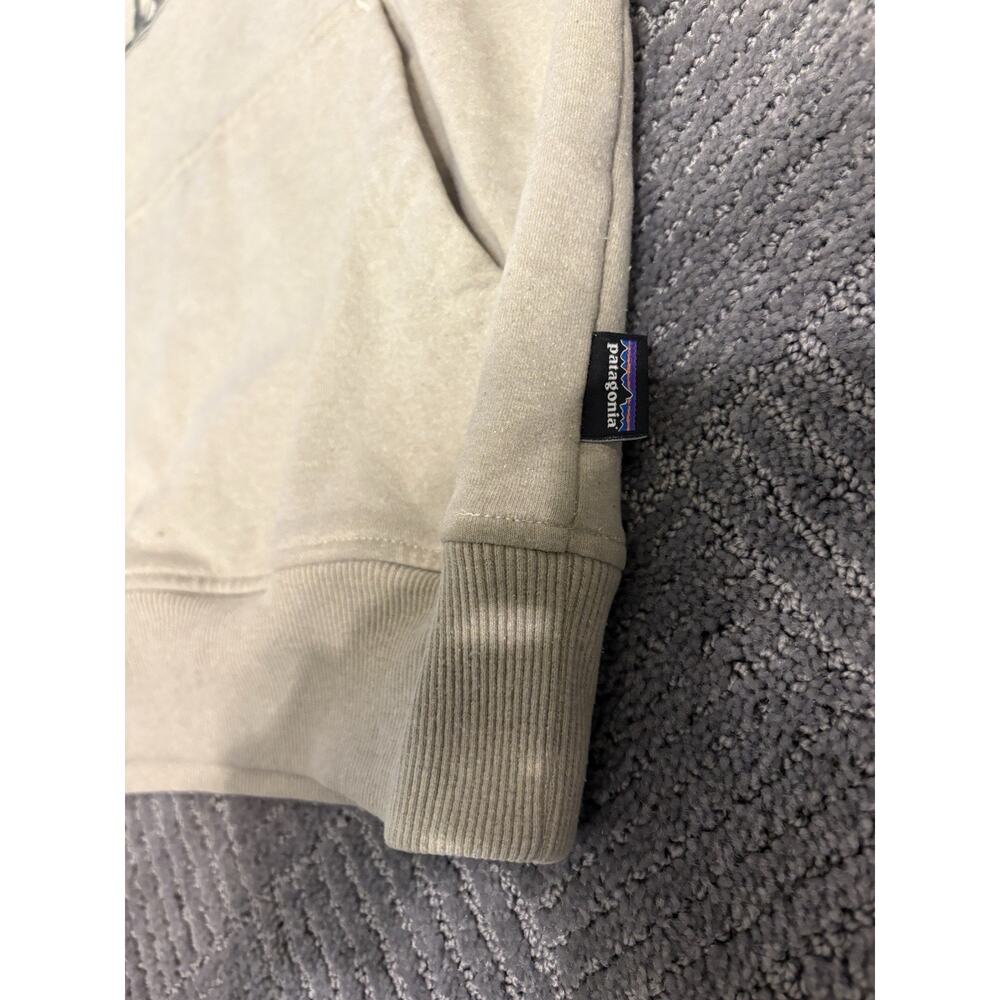 Patagonia Uprisal Bison Hoodie Mens Small Fitz Roy Gray Buffalo Sweatshirt - Picture 3 of 8